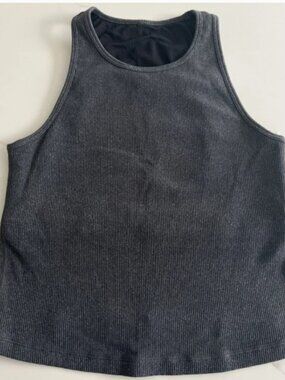 VUORI Pose Plyo Tank Charcoal Gray Small